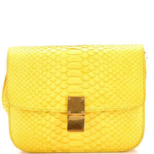 Celine Medium Classic Box Bag Python